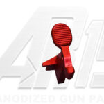 Red Anodized AR15 Bolt Catch