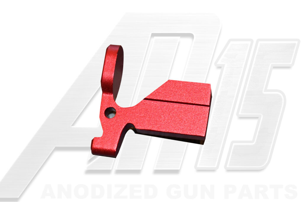 Red Anodized AR15 Bolt Catch