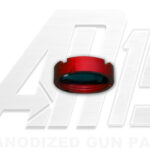 Red Anodized AR15 Castle Nut